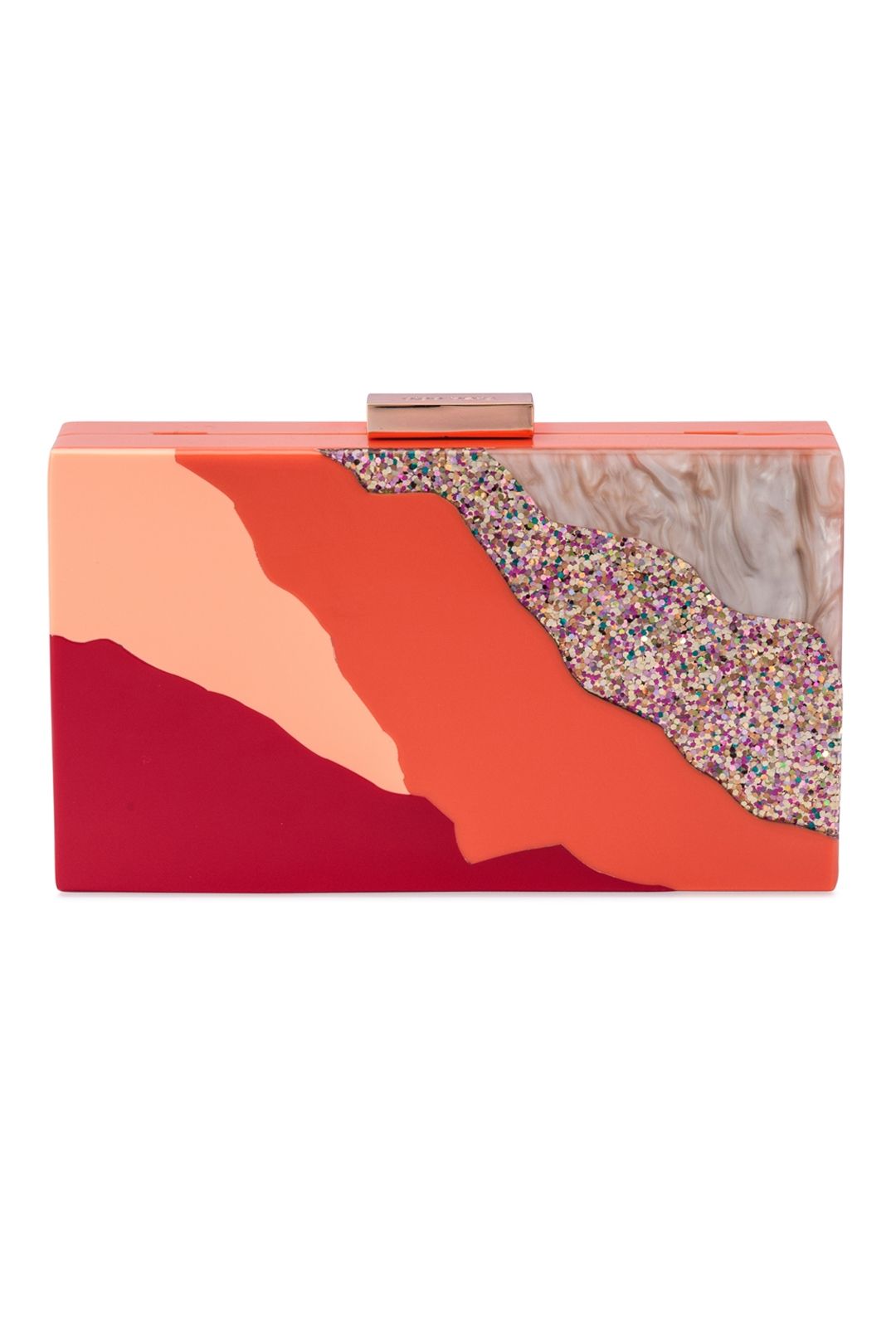 Olga Berg - Ziggy Lightning Arcrylic Pod - Orange Print - Front
