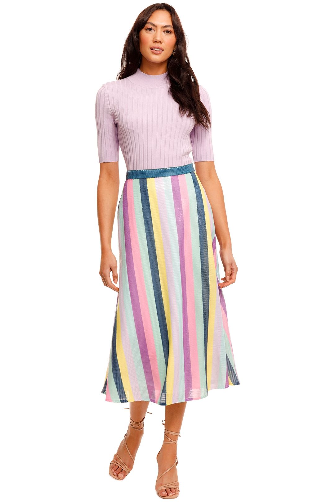 Olivia Rubin Penelope Striped Skirt