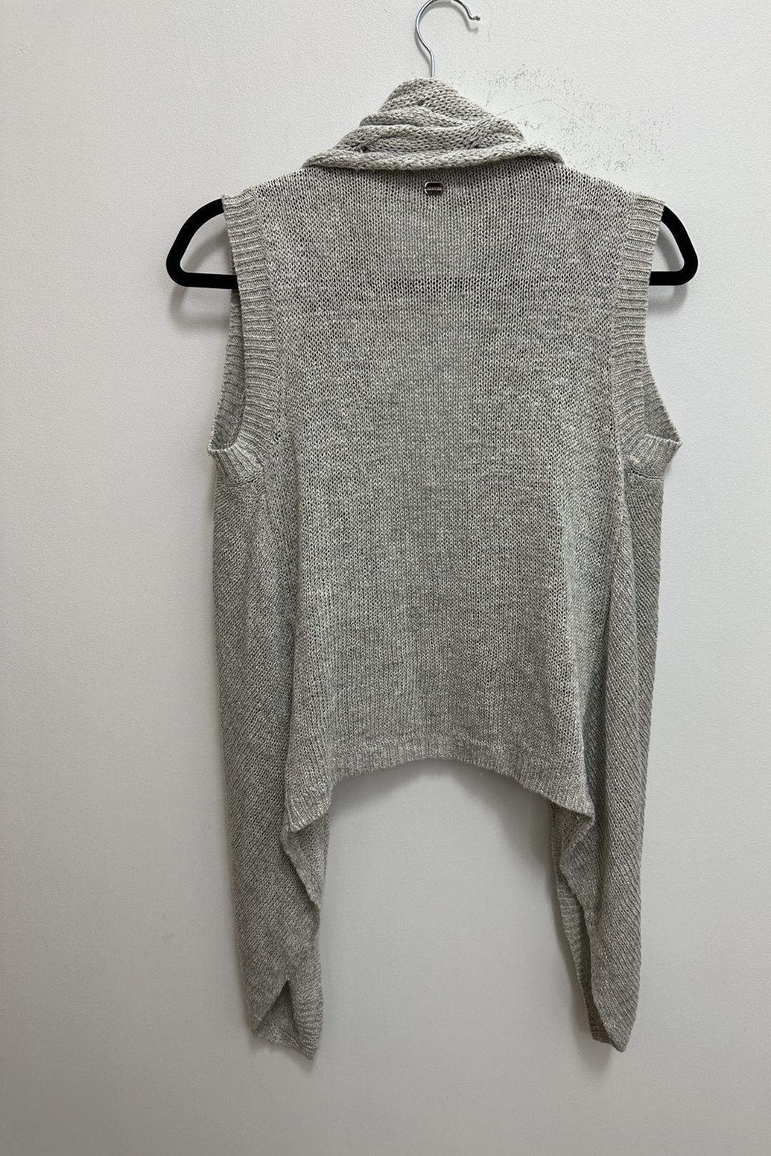 Oroton Silver Grey Sleeveless Shrug