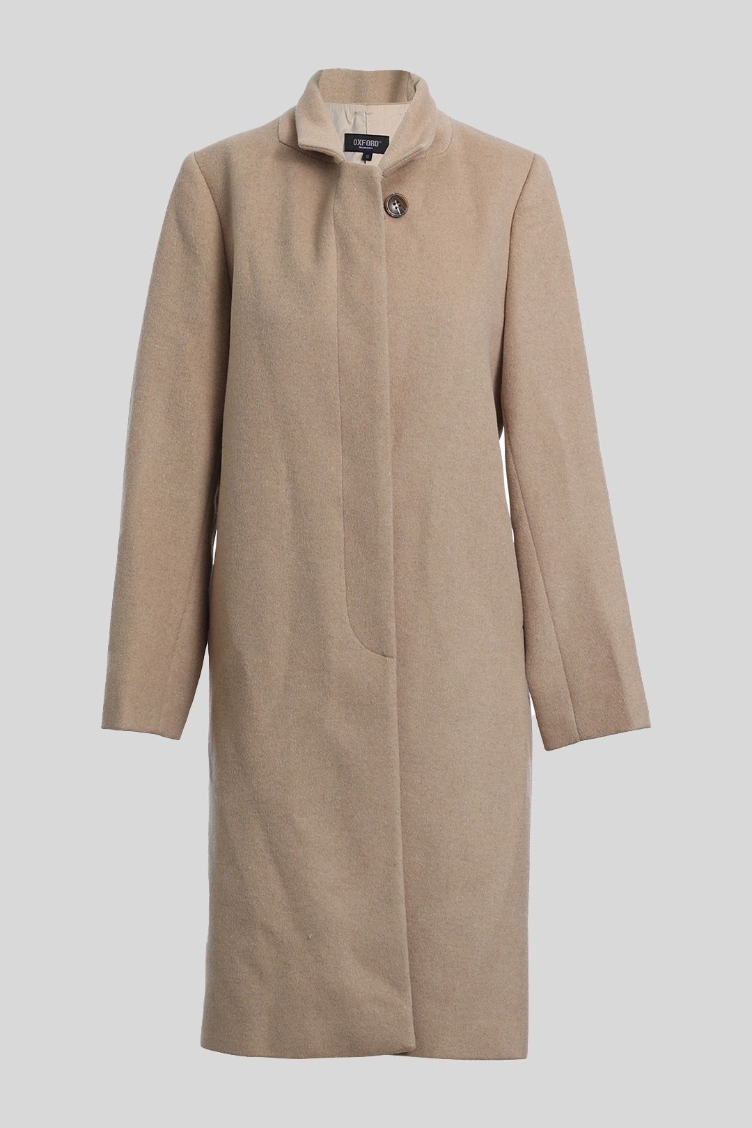Oxford - Olive Wool Rich Long Coat