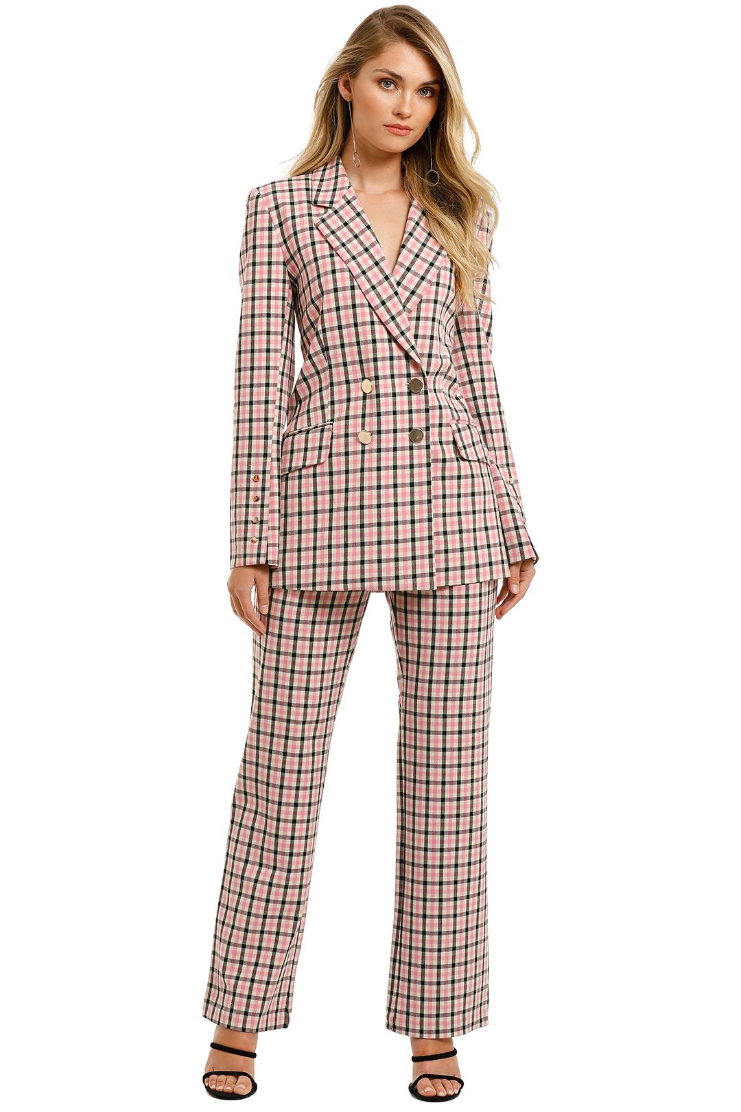 Pasduchas-Checker-Blazer-and-Pant-Suit-Pink-Check-Front