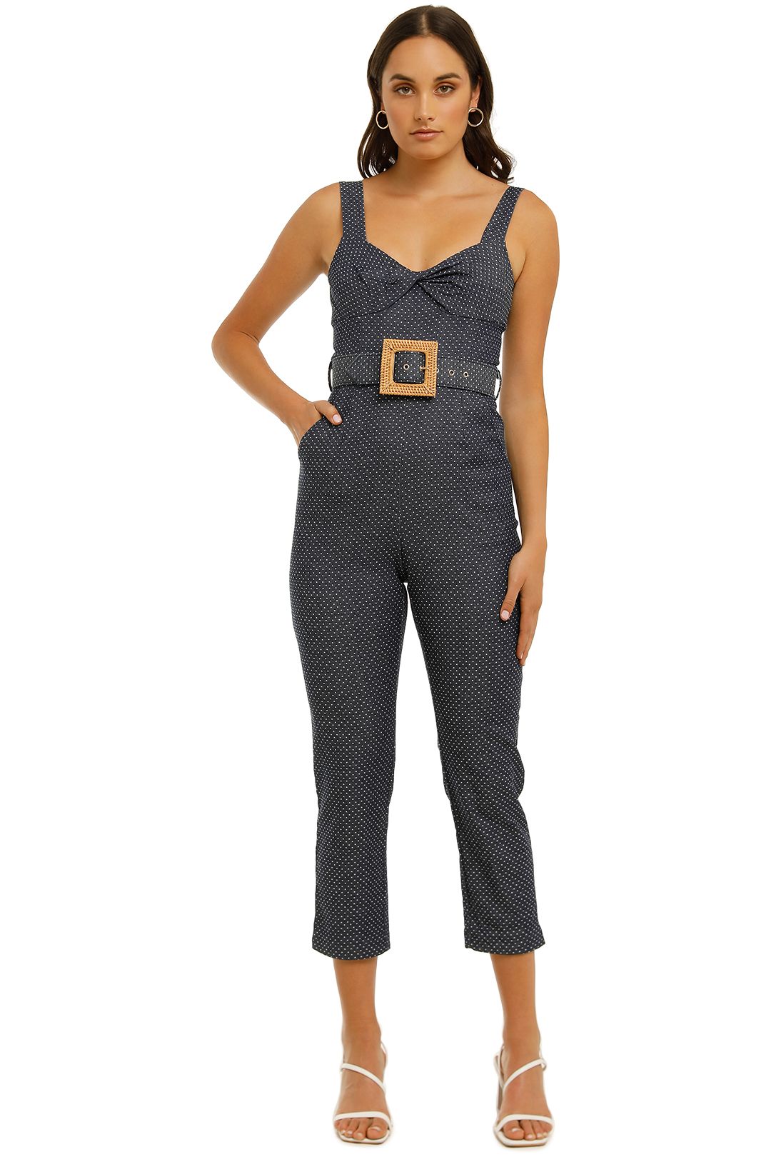 Paulo Pantsuit in Indigo by Pasduchas for Rent | GlamCorner