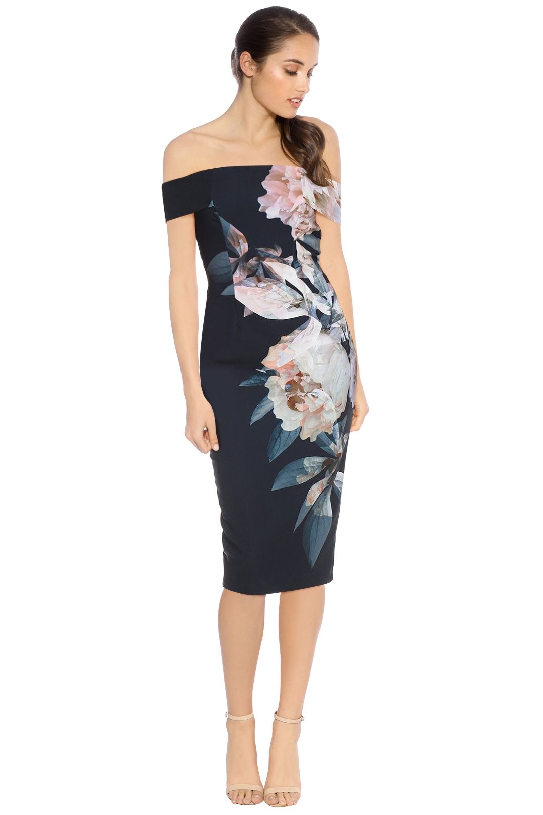 Pasduchas - Chyka Shoulder Midi - Black - Front
