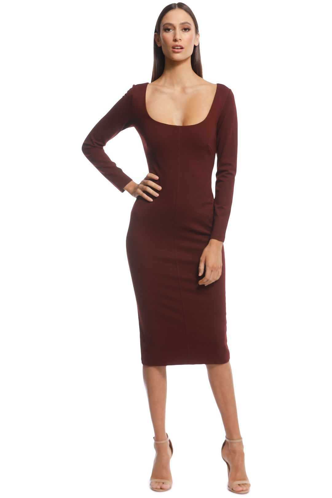 misha collection sara midi dress