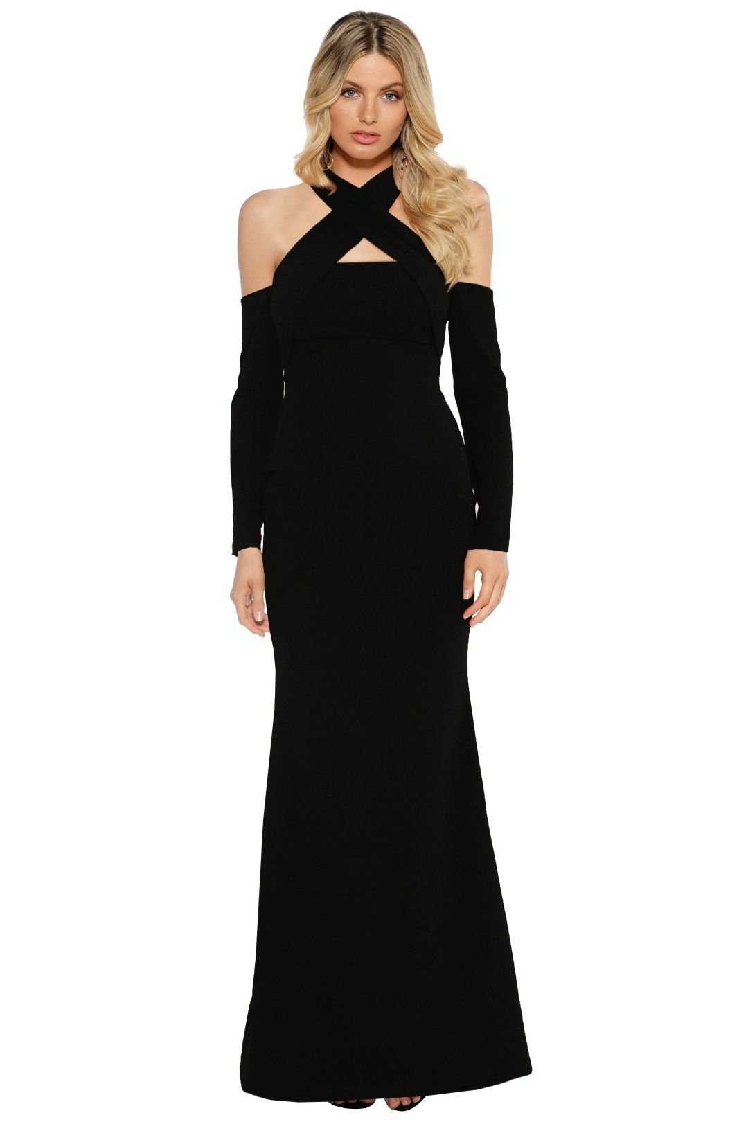 Pasduchas - Lyric LS Gown - Black - Front