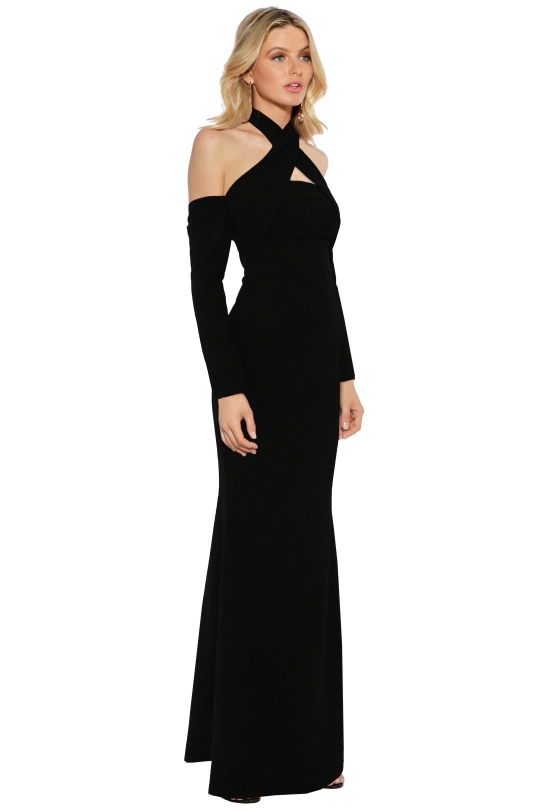 Pasduchas - Lyric LS Gown - Black - Side