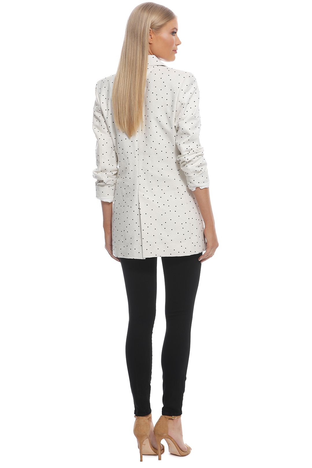 Pasduchas - Storyteller Blazer - Ivory - Back