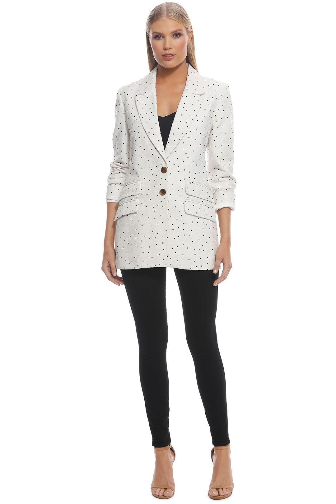 Pasduchas - Storyteller Blazer - Ivory - Front