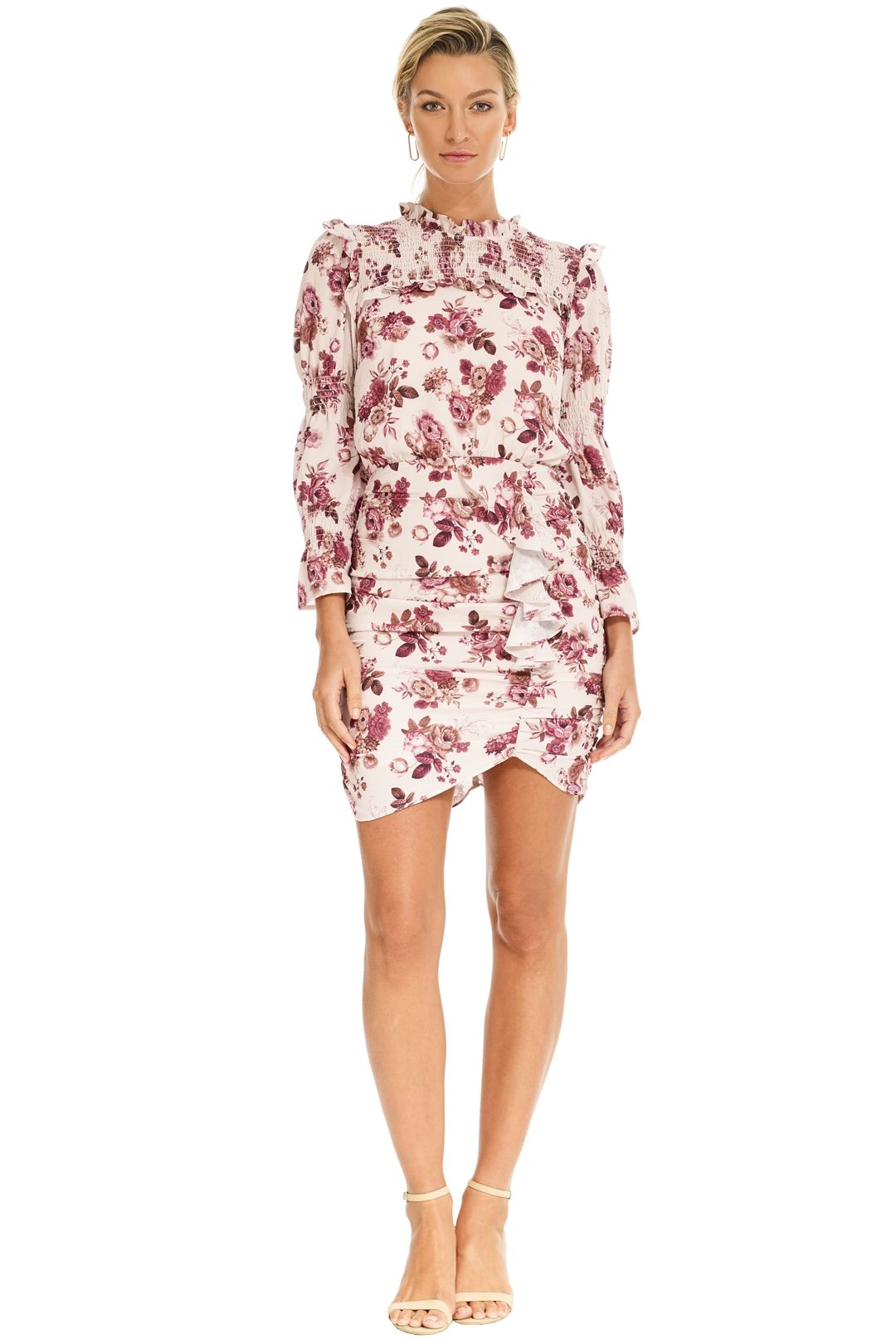 Pasduchas - Valencia Dress - Blush Floral - Front