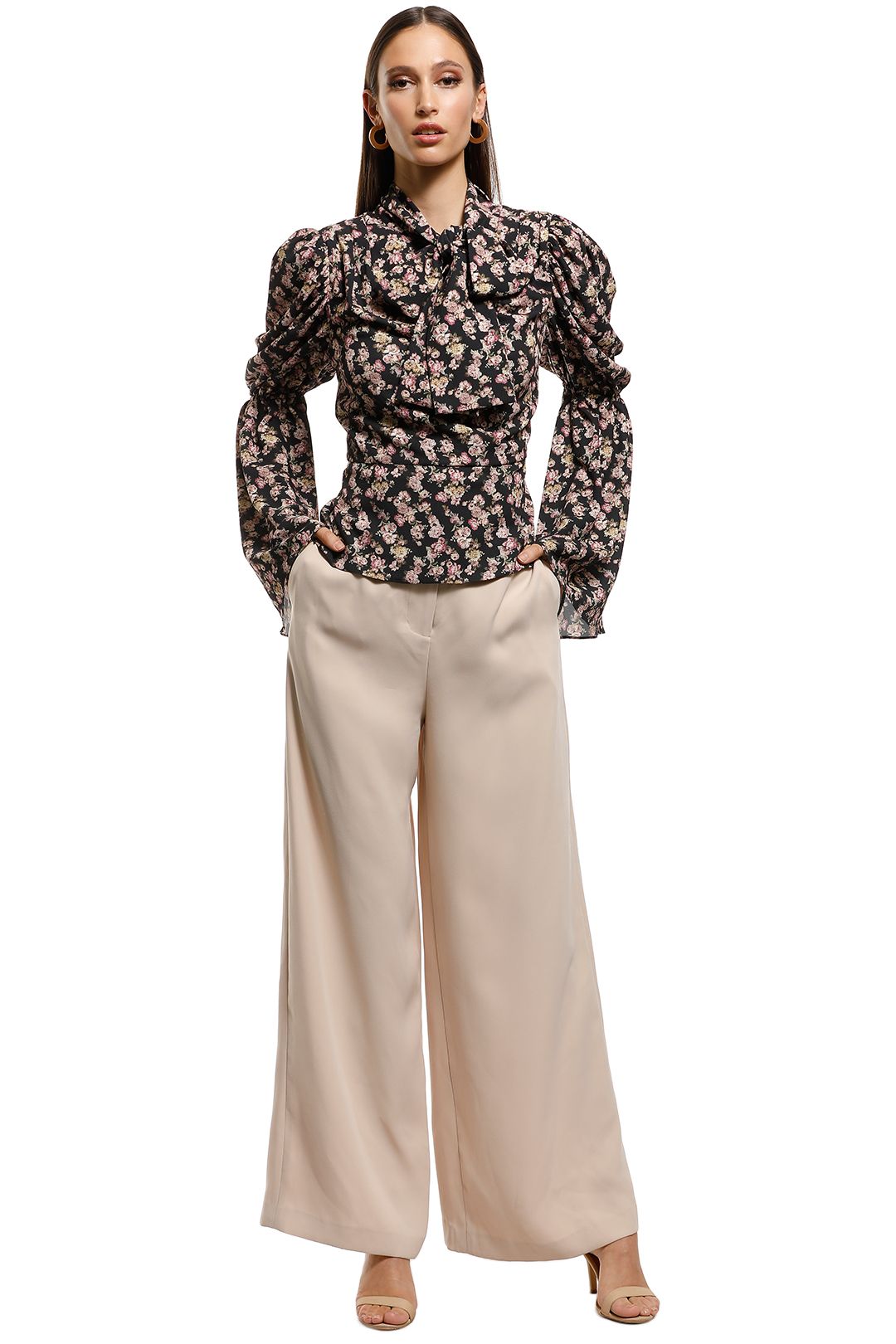 Pasduchas - Westward Blouse - black FLoral - Front