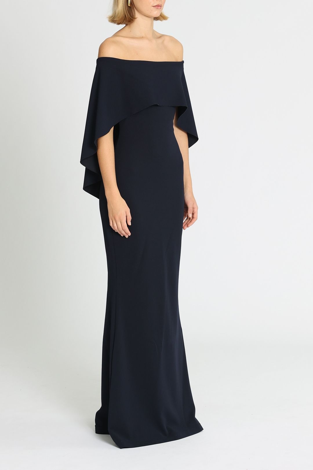Pasduchas Composure Gown Navy Floor Length