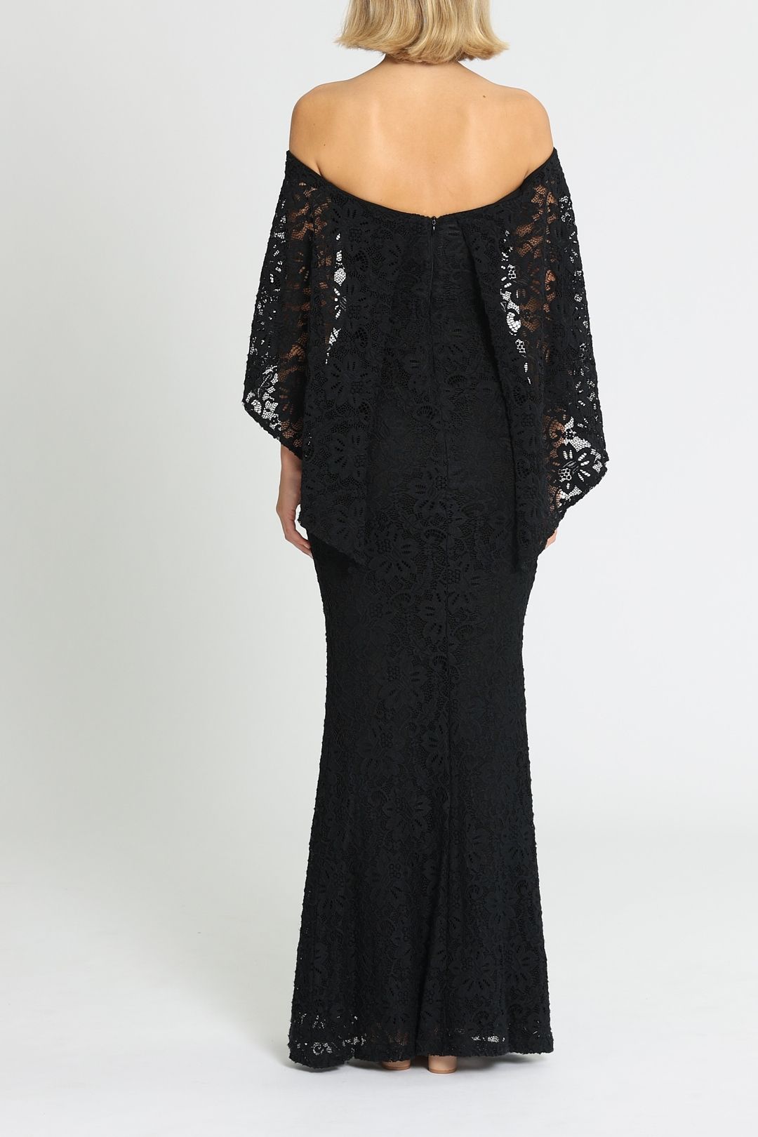 Pasduchas Flourish Gown Black Bodycon