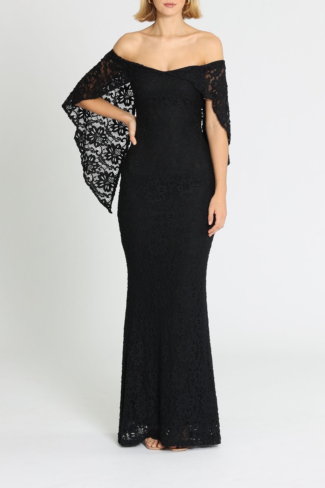 Pasduchas Flourish Gown Black Lace