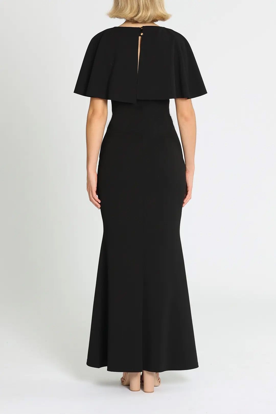 Pasduchas Mrs Carter Gown Black Flared Sleeves