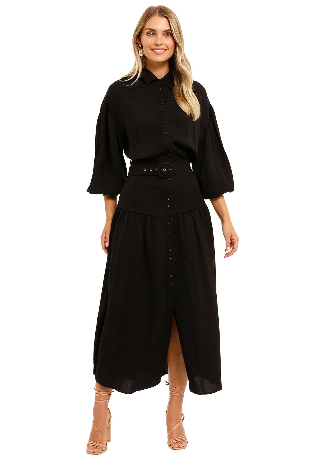 Pasduchas Young Lovers Midi Black belted