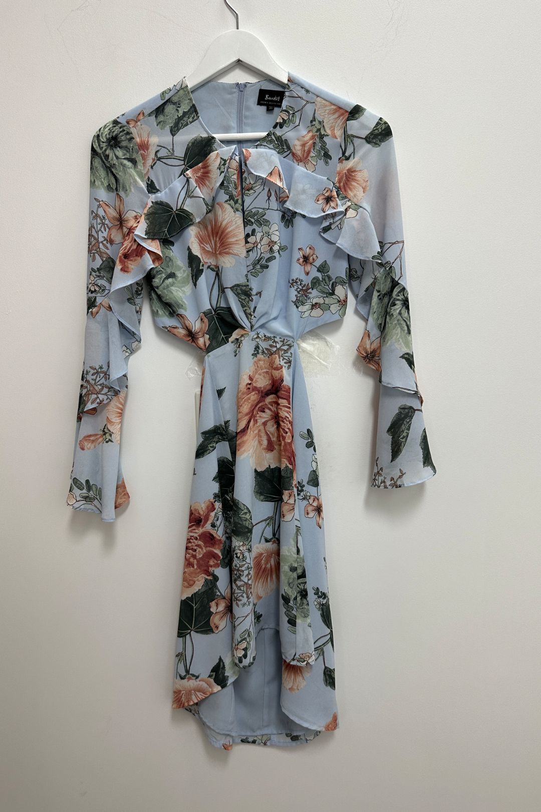 Bardot Pastel Blue Floral Dress