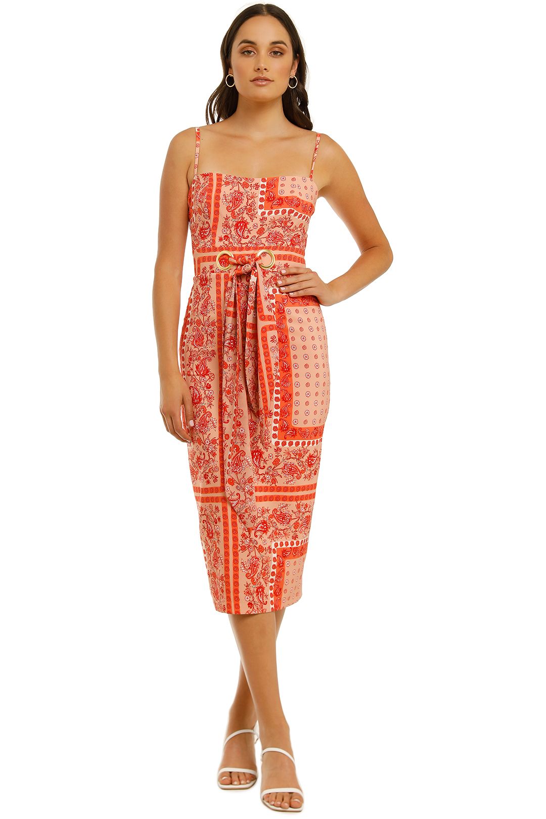 Papaya Midi Dress