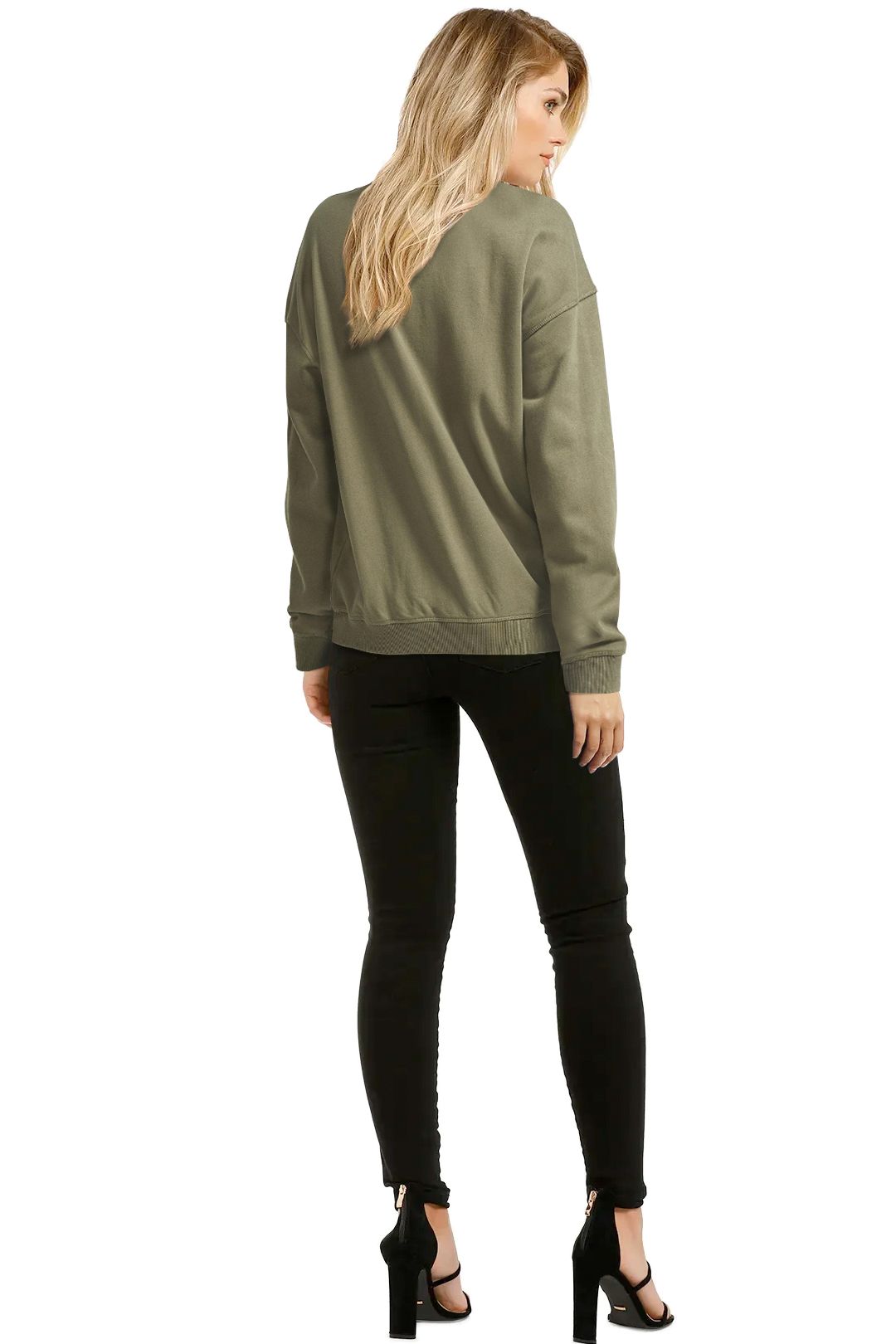 Heads Up Sweat in Olive by PE Nation 