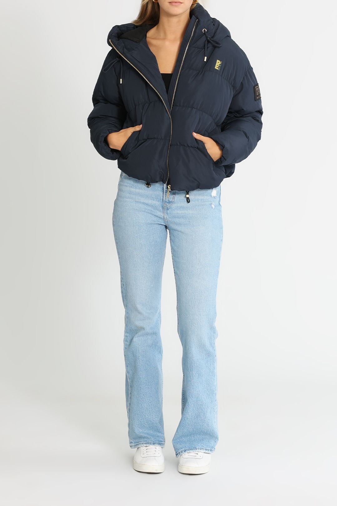 PE NATION All Around Puffer Jacket Midnight Navy