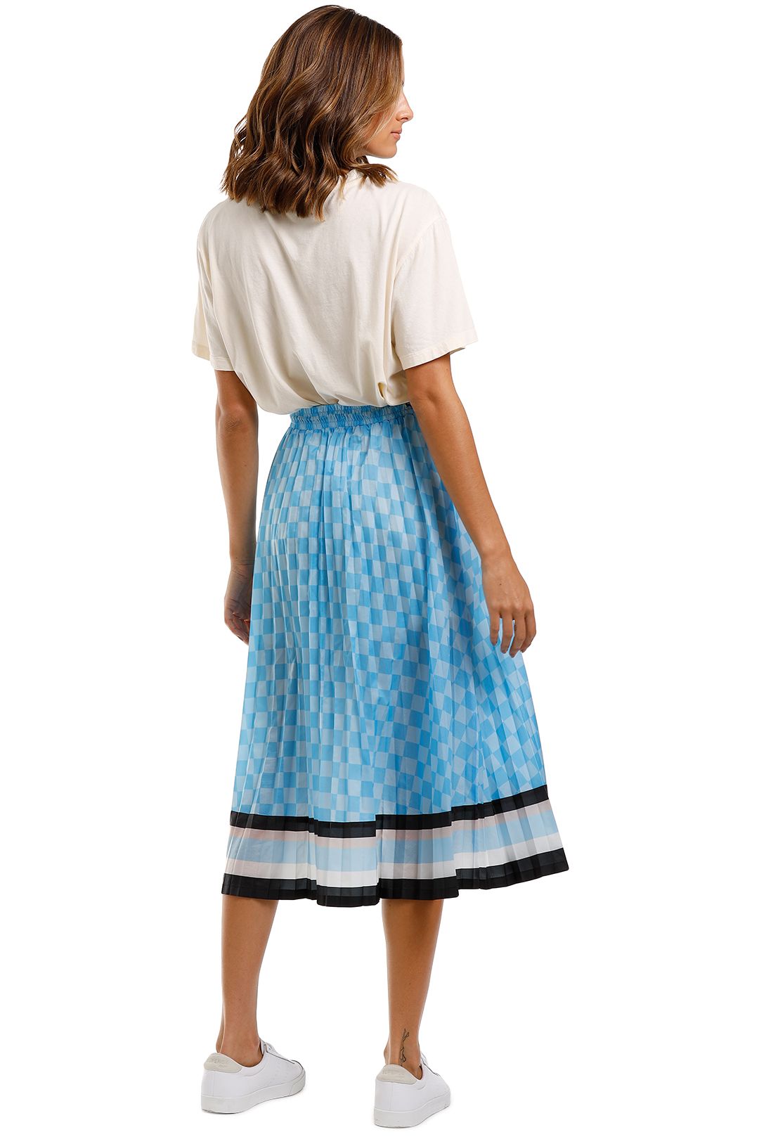 PE Nation Chaser Skirt Blue Stripe