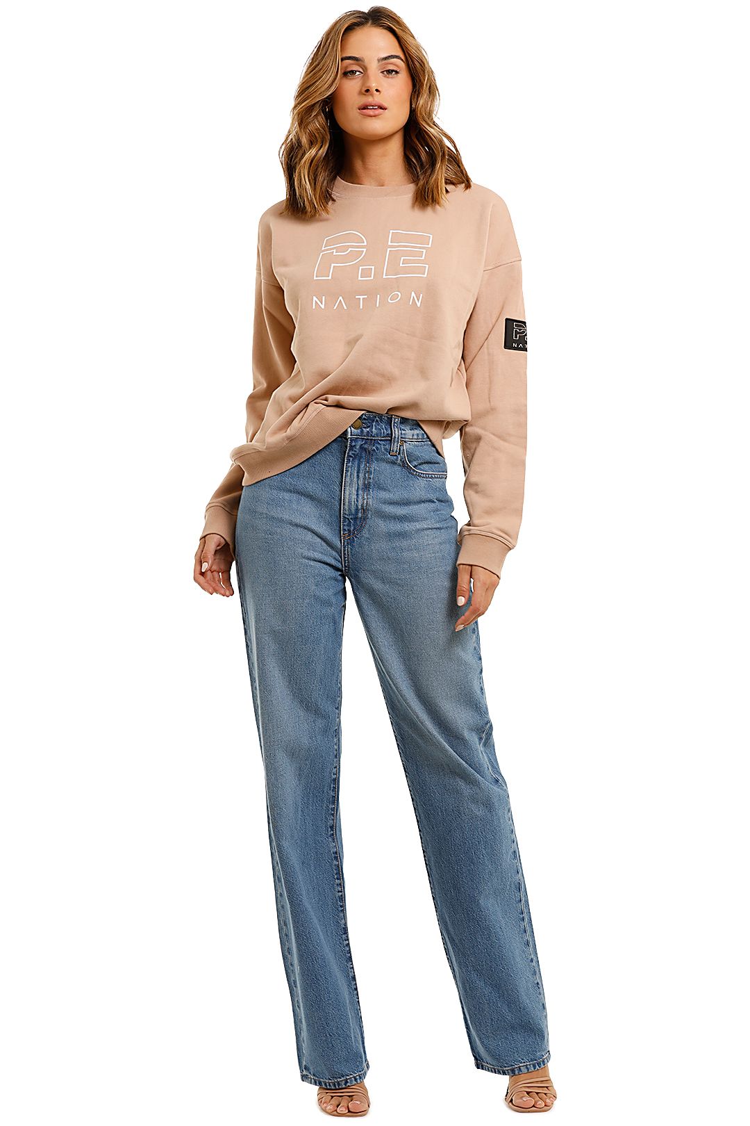 Sweater in Rugby Tan by P.E Nation 