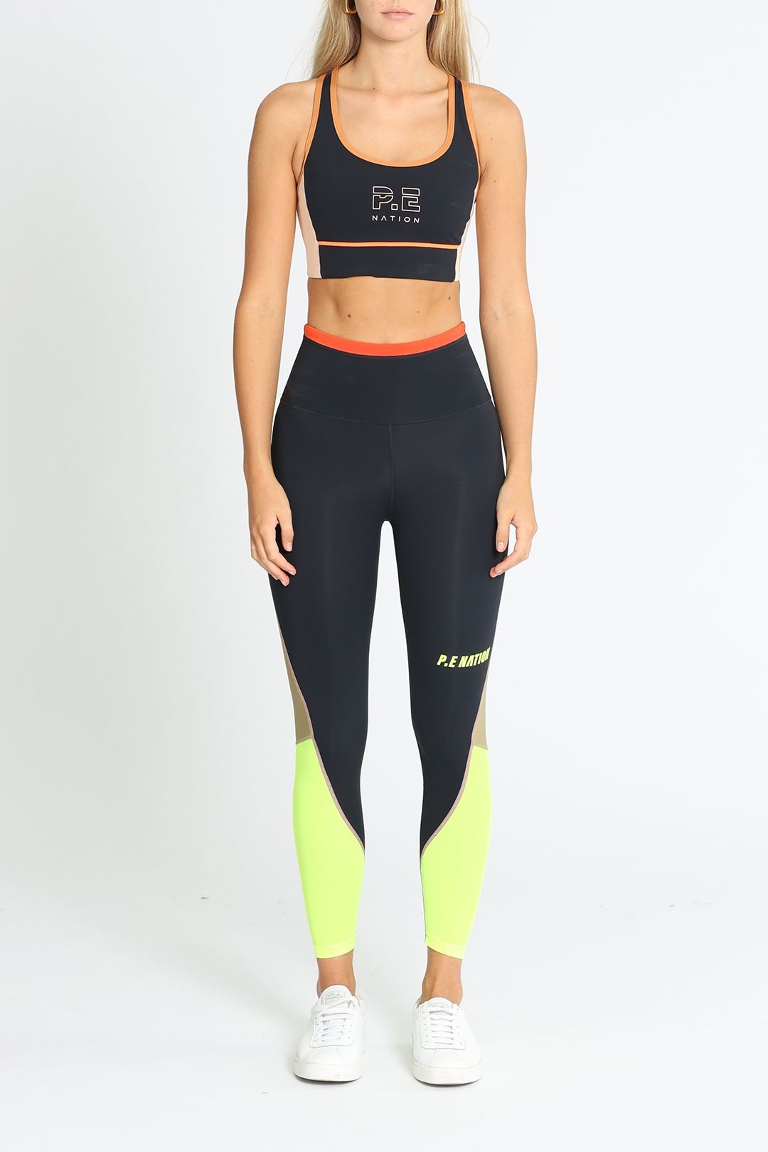 PE NATION Infield Sports Bra Black
