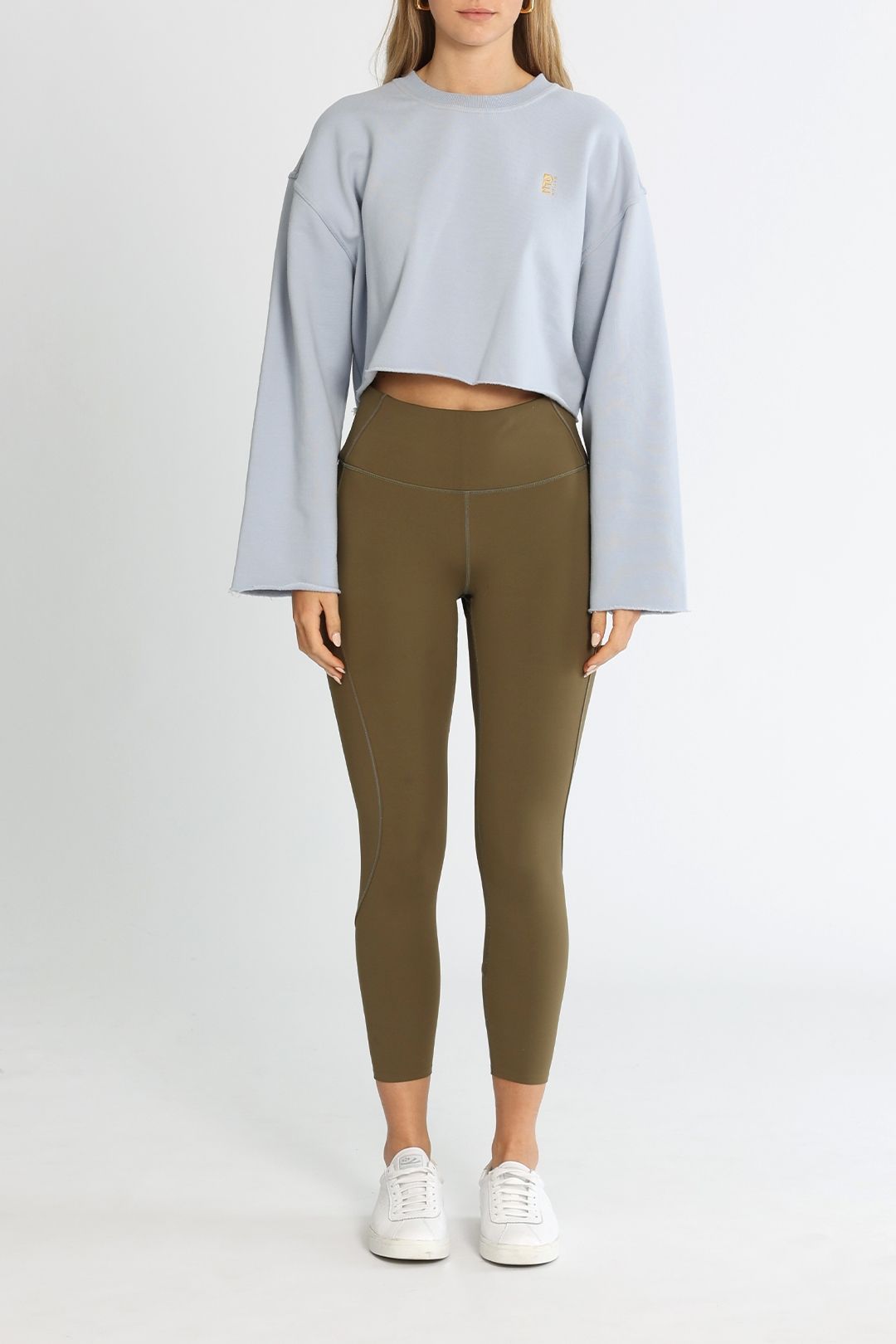 PE NATION Reset Sweater Gray Dawn