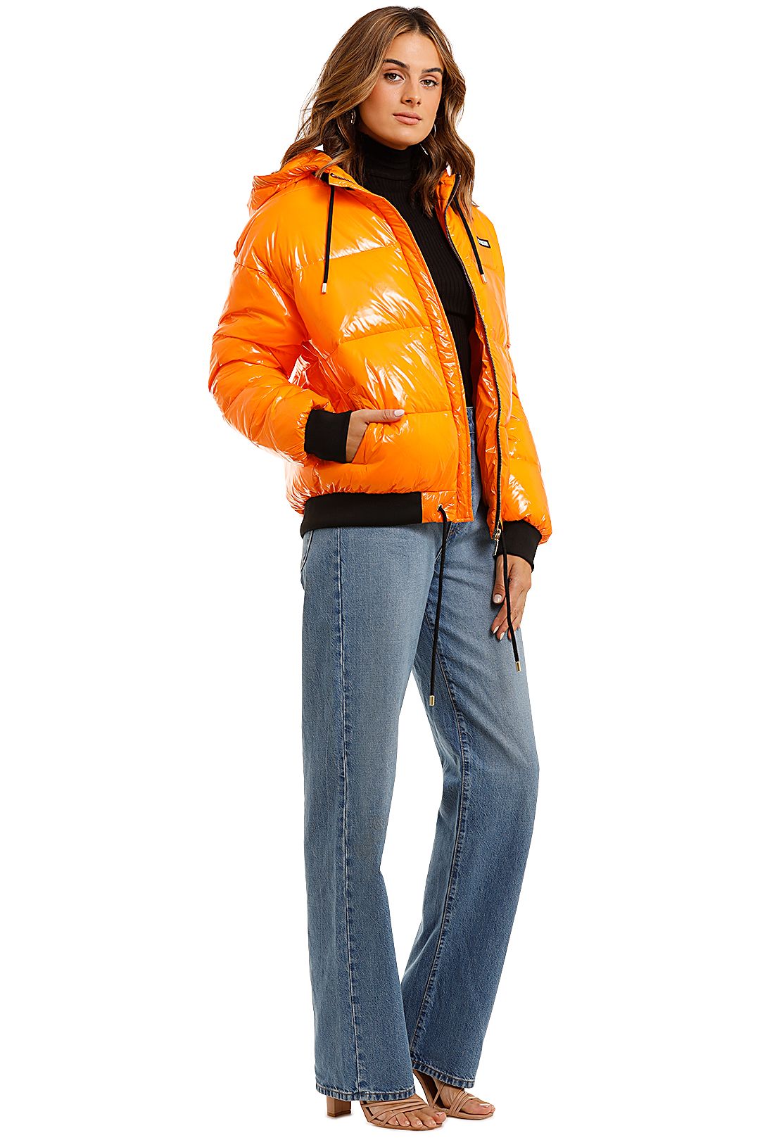 PE Nation Ringside Jacket Orange Puffer