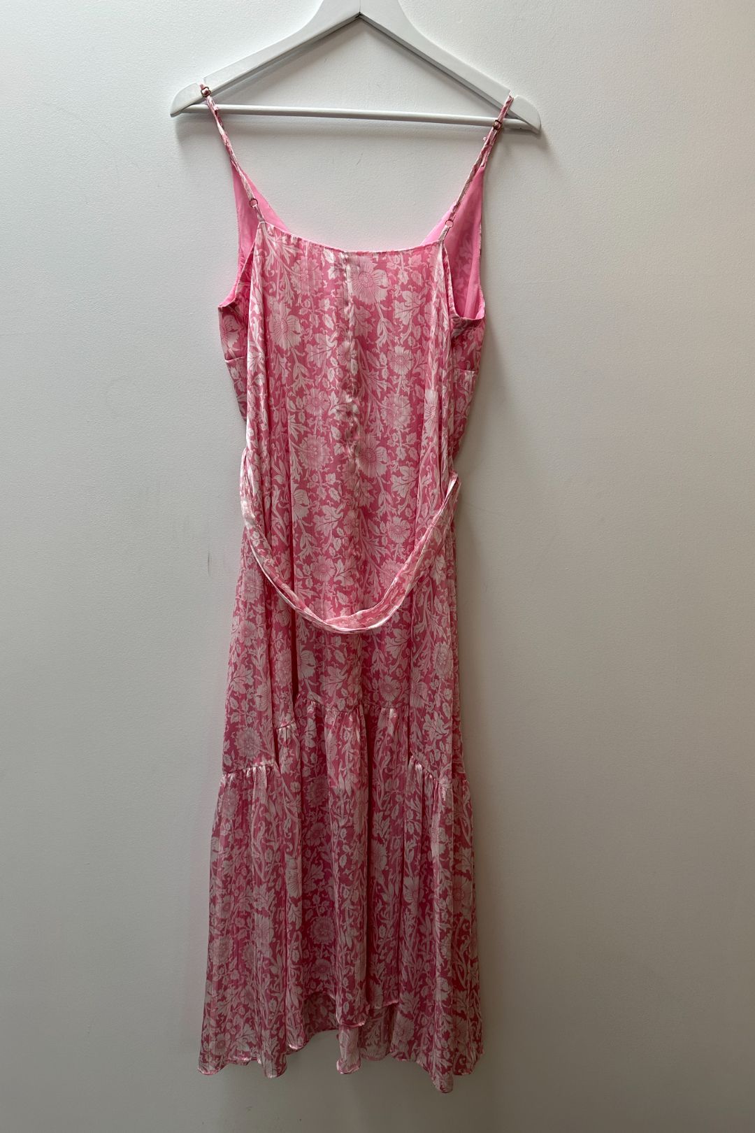 Buy Pink Floral Midi Dress | Sheike | GlamCorner