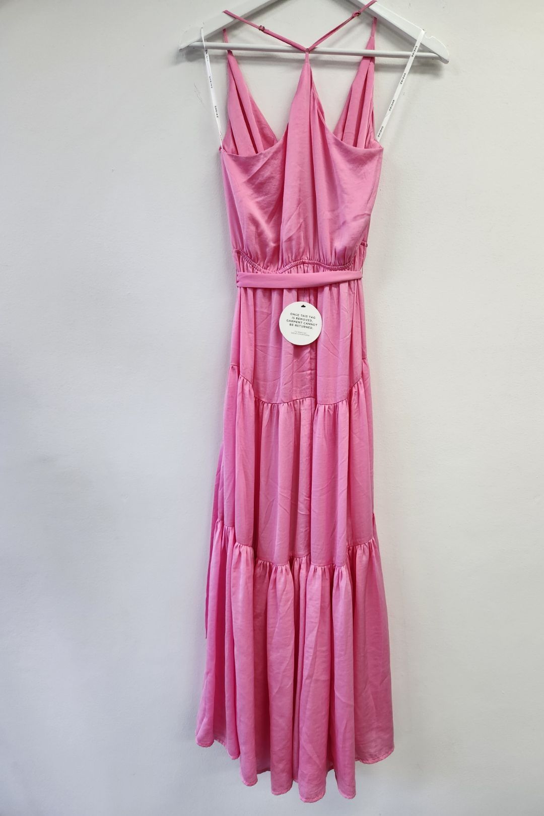 Pink Sirocco V Neck Maxi Dress