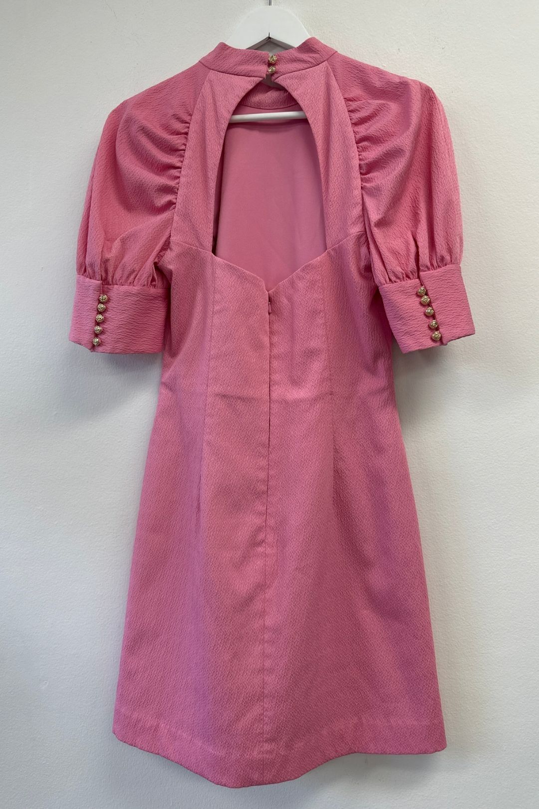 Rebecca Vallance Pink Winslow Short Sleeve Mini Dress