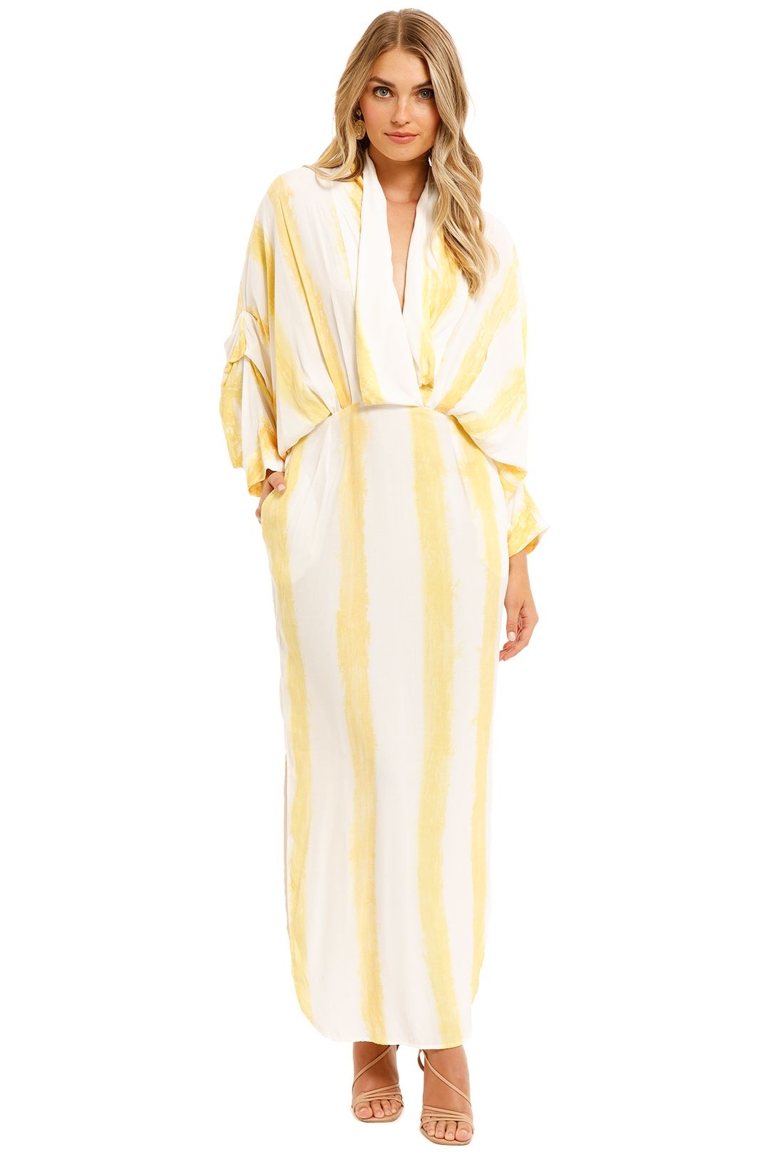 Hire Plunge Dress in Golden Hour | SWF 