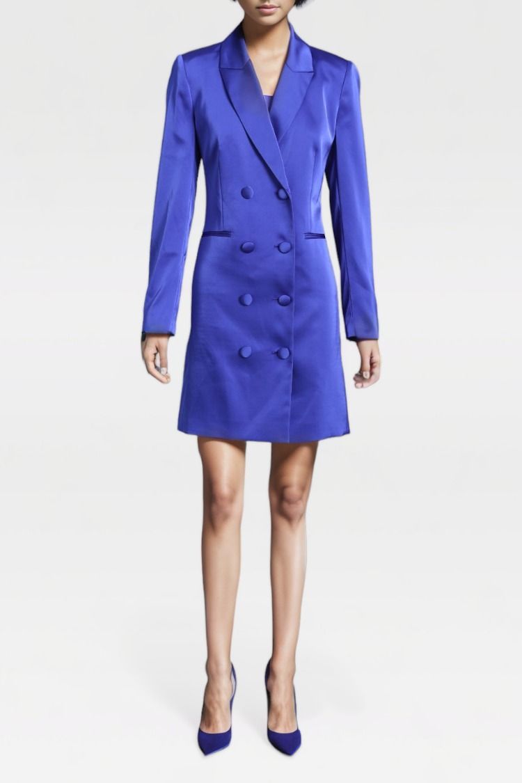 Portmans Penelope Satin Blazer Blue