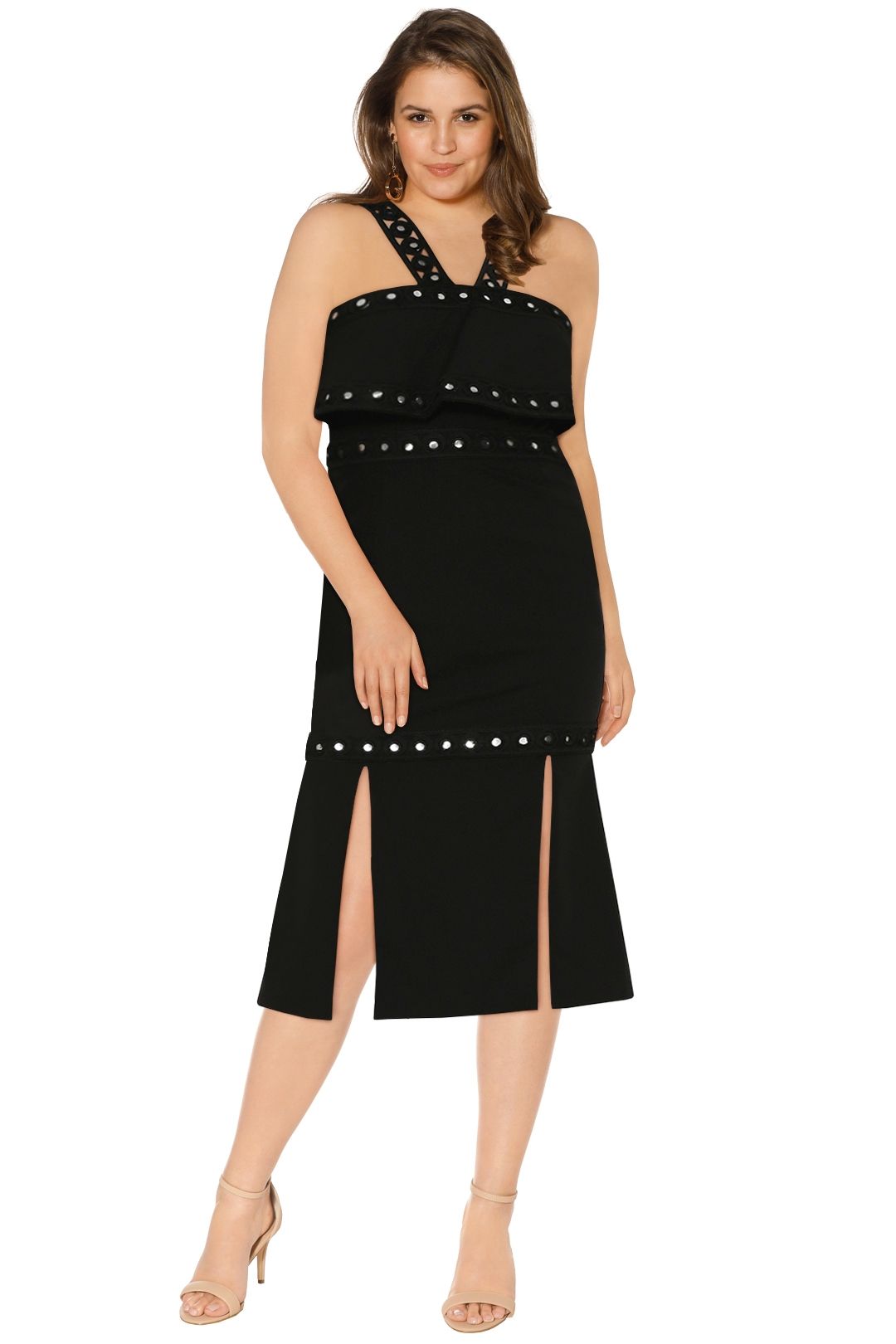 Premonition - Moonlight Cocktail Dress - Black - Front 