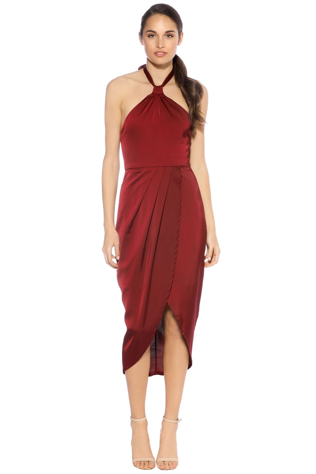 Premonition - Pinot Cocktail Dress - Wine - Front