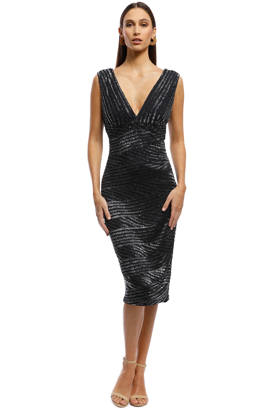 Hand Beaded Dress by Rachel Gilbert 