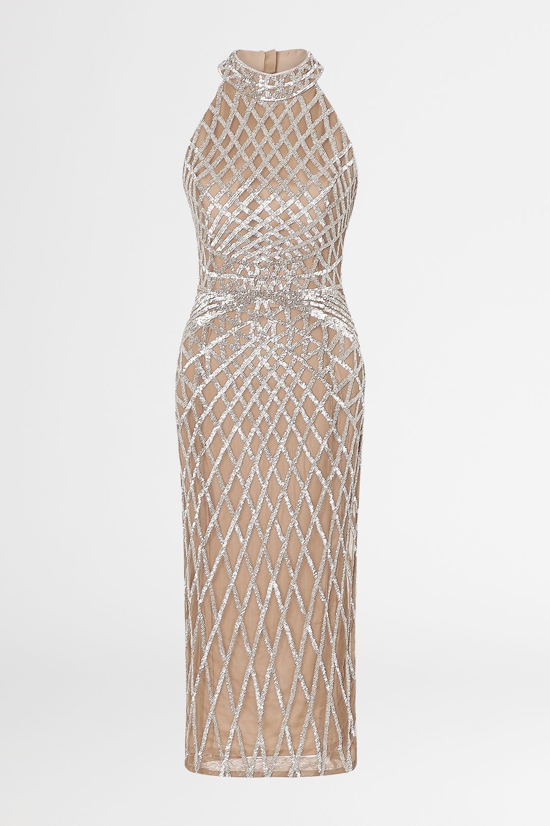 Rachel Gilbert Aryel Gown Silver