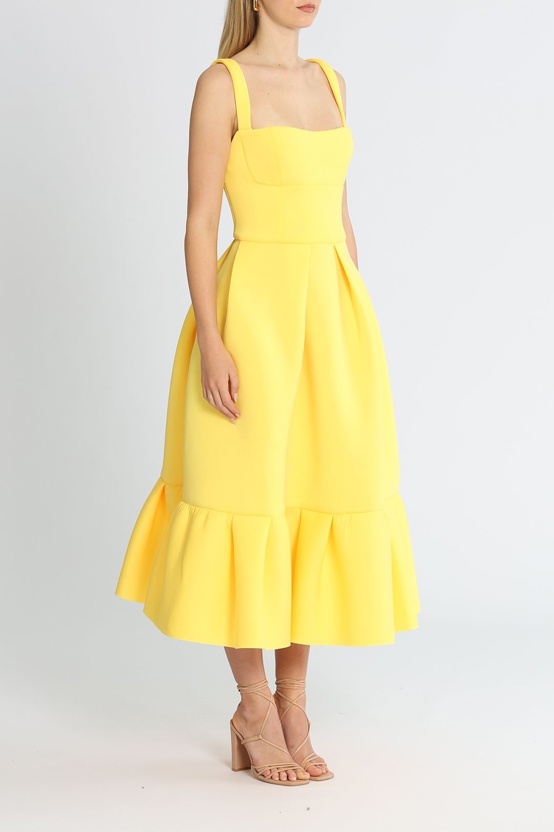 Rachel Gilbert Cora Dress Yellow