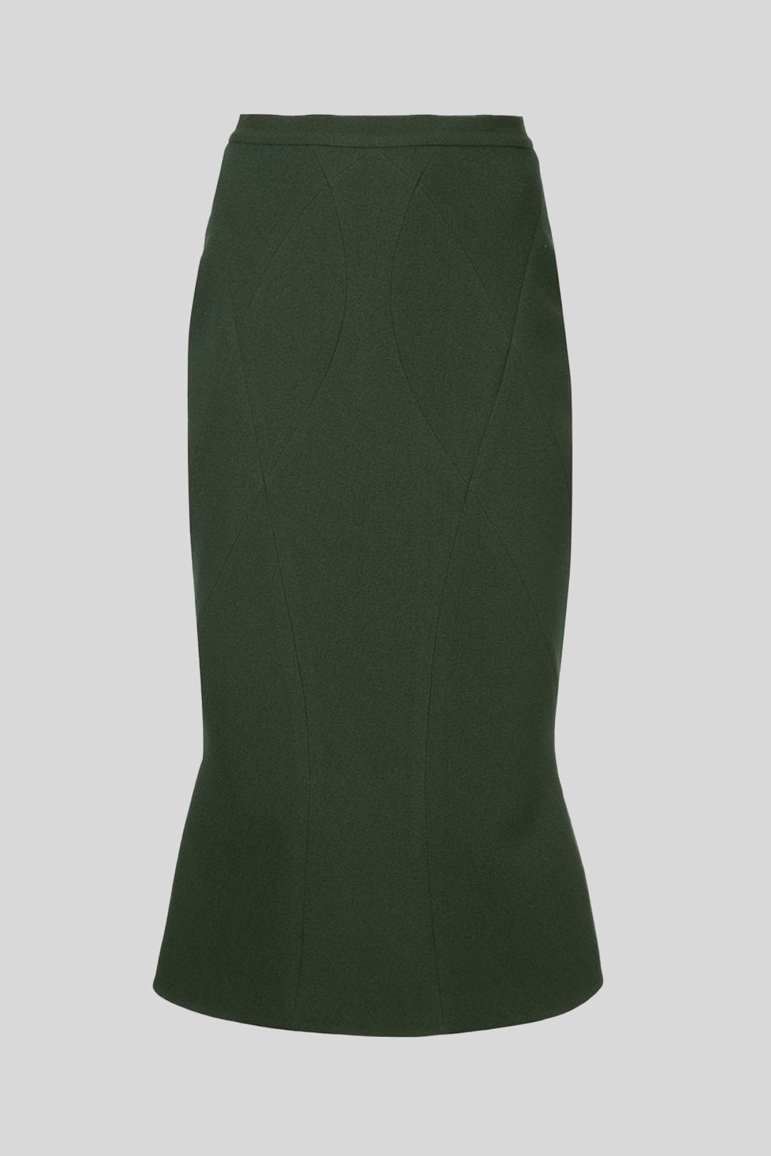 Rachel Gilbert - Winona Khaki Peplum Skirt