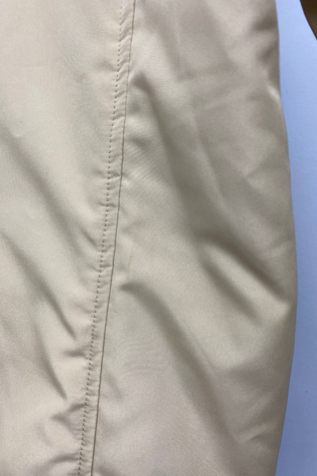 Ralph Lauren - Beige Faux Fur Trim Collar Jacket