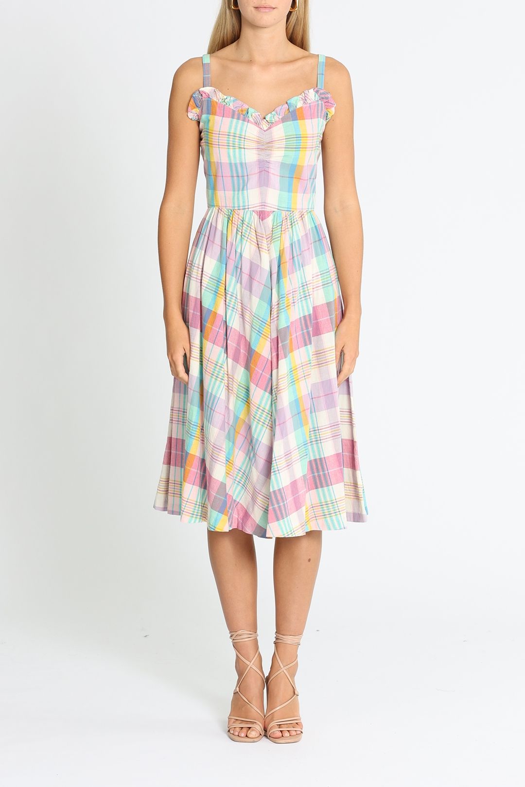 Ralph Lauren Multi Checkered Dress