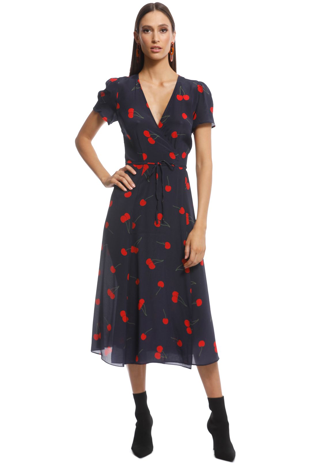 efficiently operation professional The Teale Midi Dress - Wild Cherry by Realisation Par for Hire