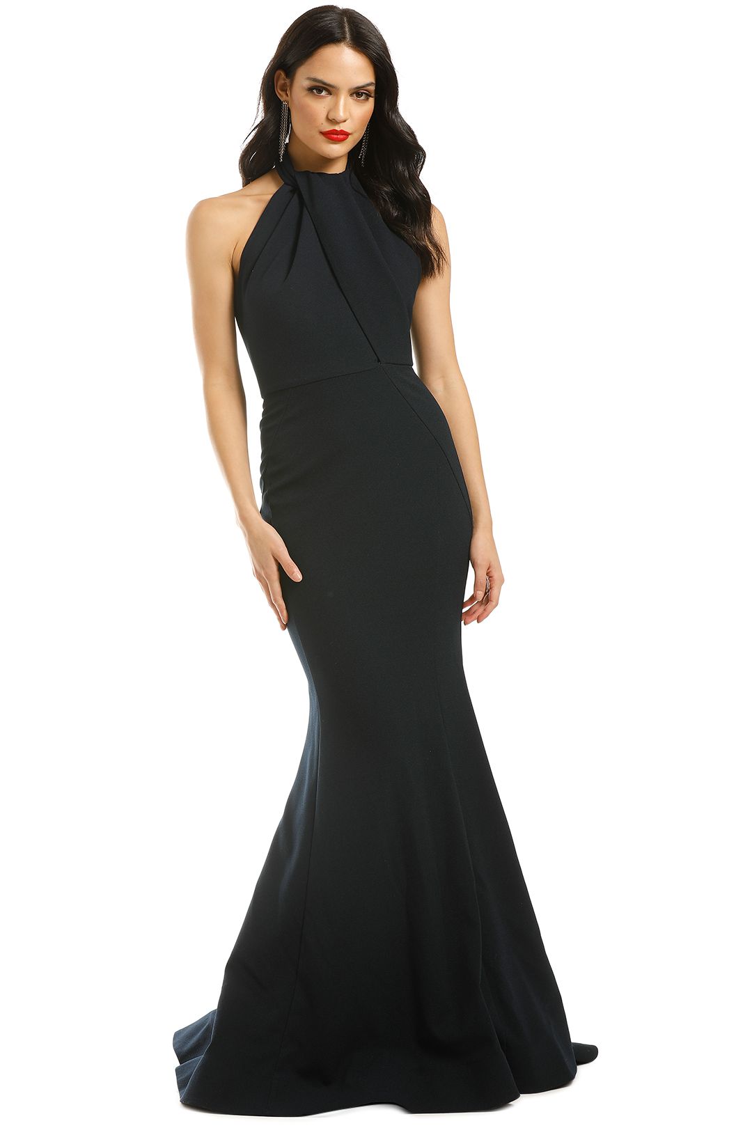 Rebecca-Vallance-Carla-Tie-Back-Gown-Navy-Front