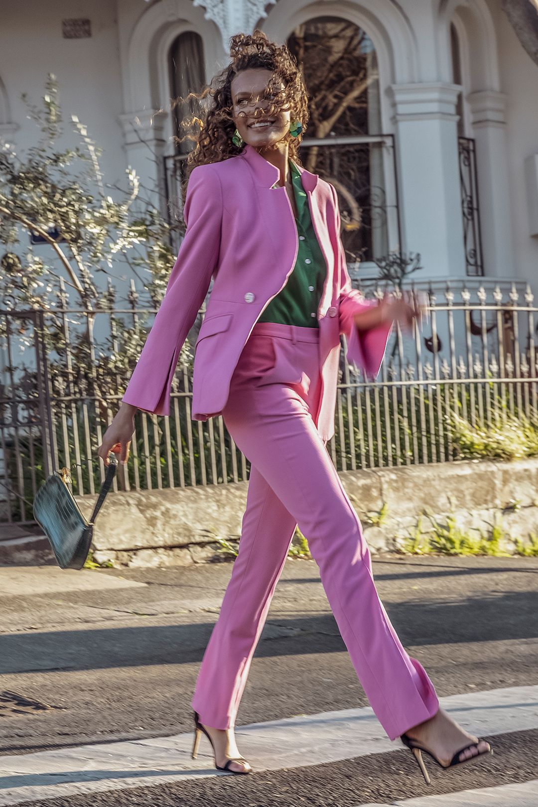 rebecca vallance pink coat