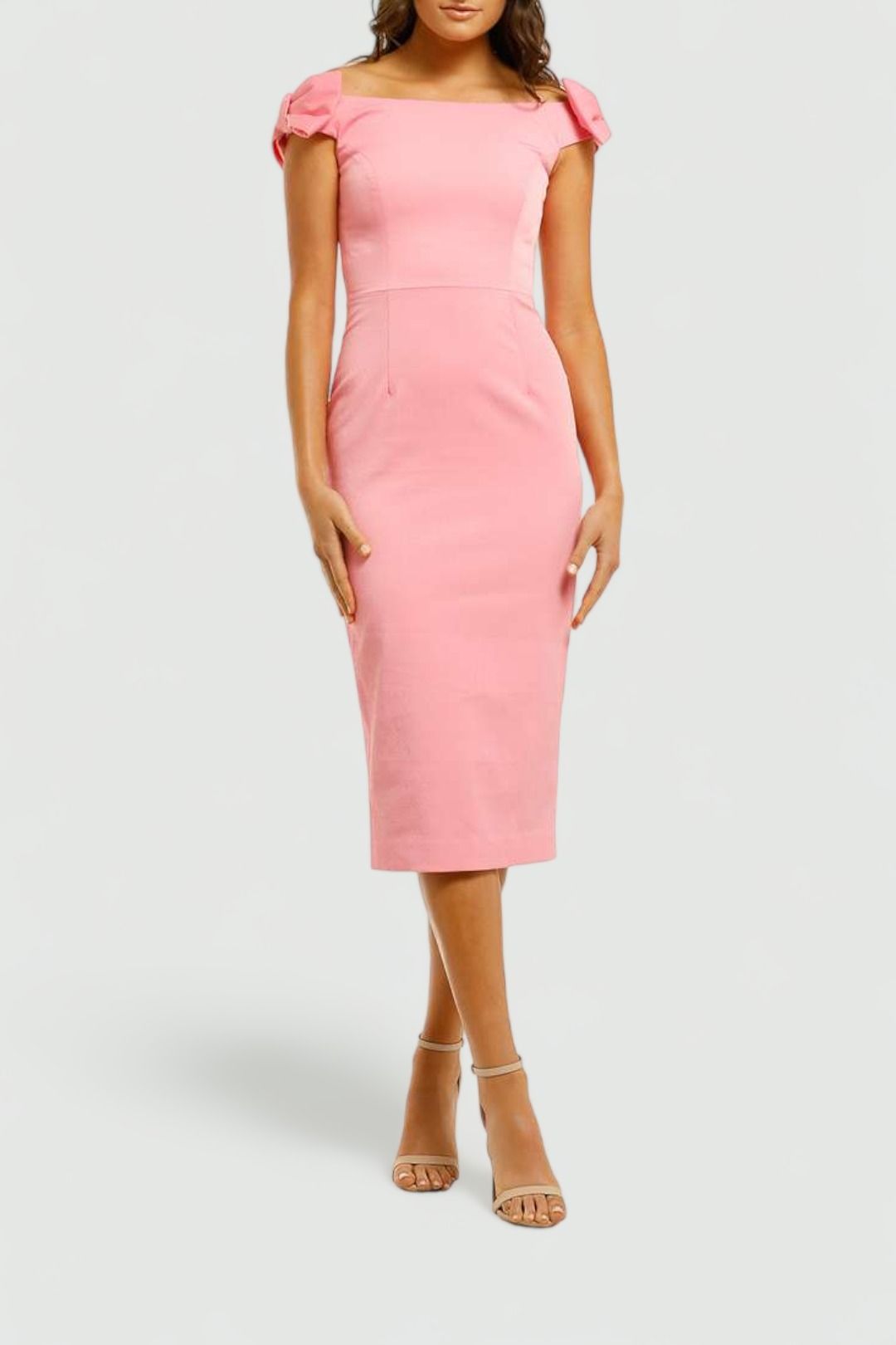Rebecca-Vallance-Winslow-Midi-Dress-Pink-Front