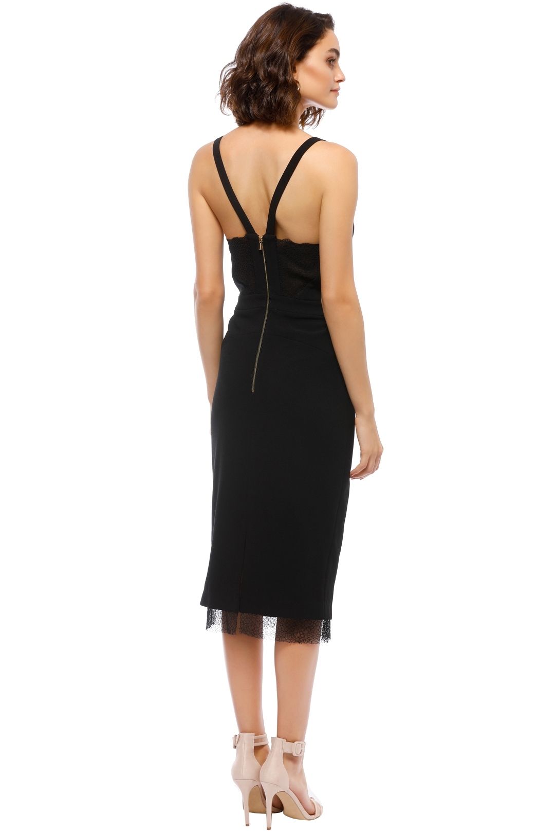 Rebecca Vallance - Demoiselles Dress - Black - Back