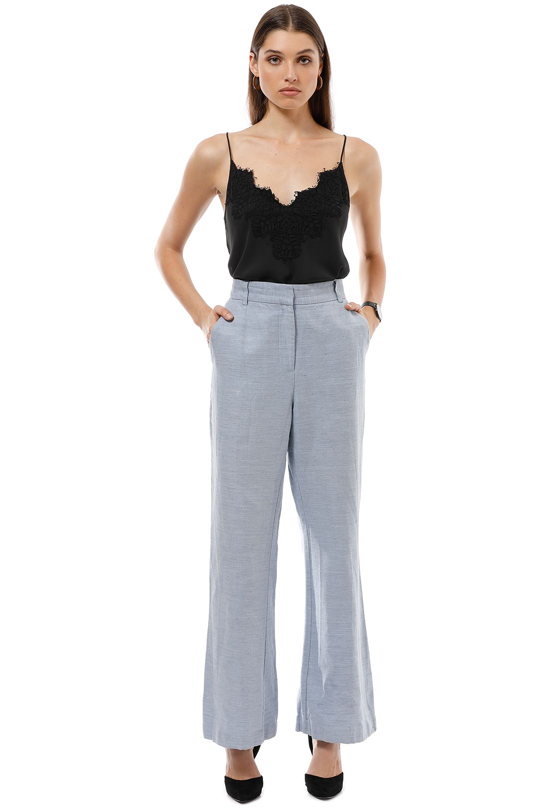 Rebecca Vallance - Maya Pant - Blue - Front
