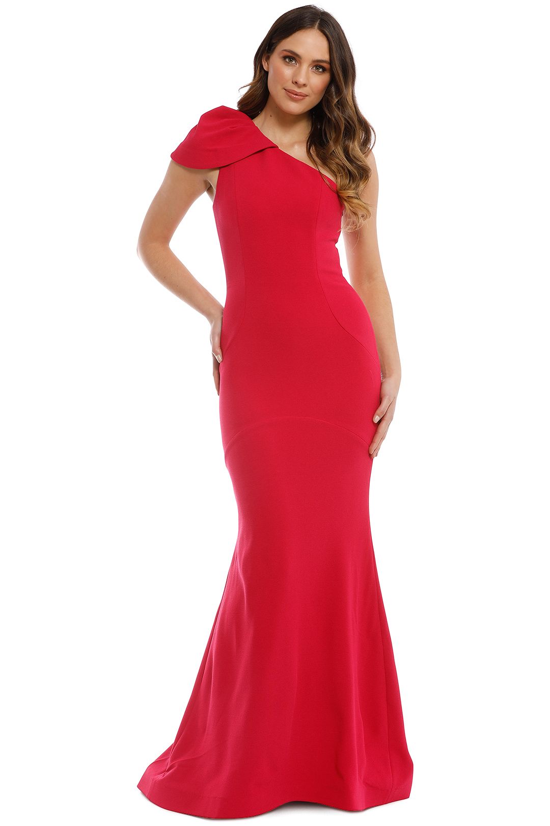 Rebecca Vallance - Poppy Gown - Red - Front