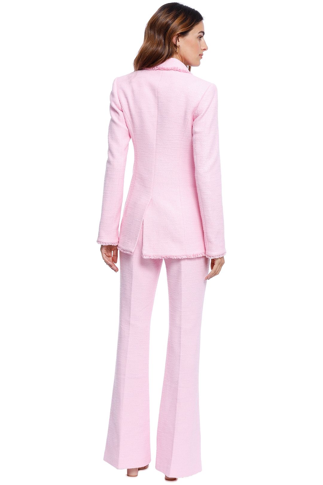 Rebecca Vallance Garance Jacket and Pant Set Pink Blush