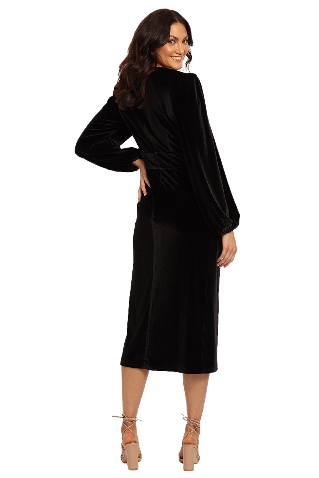 Rebecca Vallance Monica LS Dress Velvet